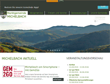 Tablet Screenshot of michelbach.gv.at